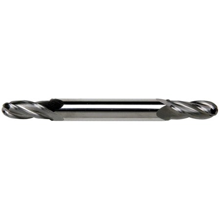 Sowa 5/32" Dia x 3/8" Shank 4-Flute Regular Length Double End Ball Nose Blue Series Carbide End Mills 101361